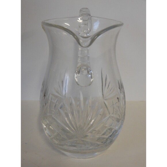 VINTAGE Rogaska Cut Crystal Serving Pitcher 7.5 " H Yugoslavia - Picture 4 of 11